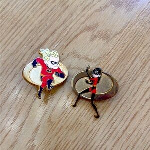 Incredibles Character Pins